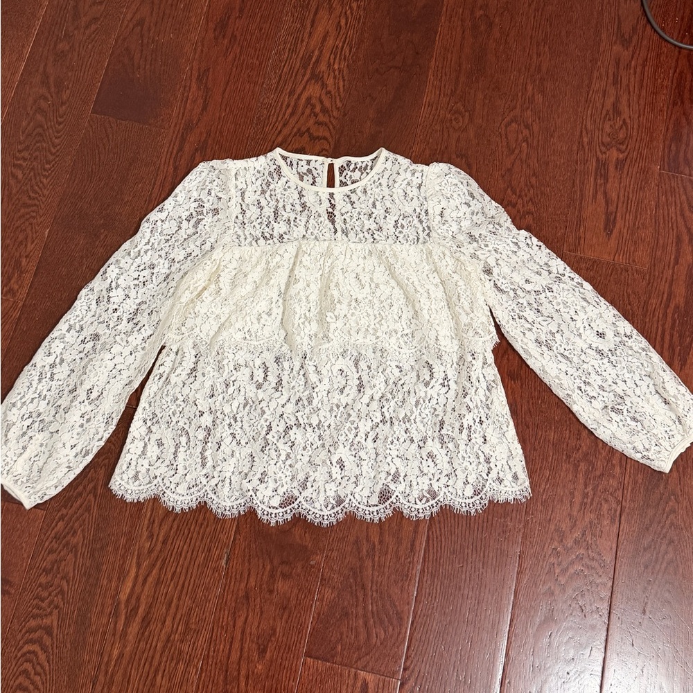 Aritzia Vignette Lace Blouse - Picture 3 of 3